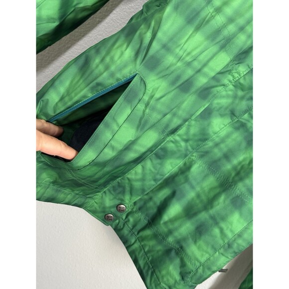 Columbia Ski Jacket Womens S Green Interchange Omni Tech Whirlibird Outer Shell - Picture 8 of 16